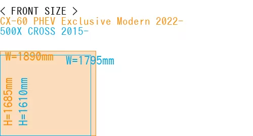 #CX-60 PHEV Exclusive Modern 2022- + 500X CROSS 2015-